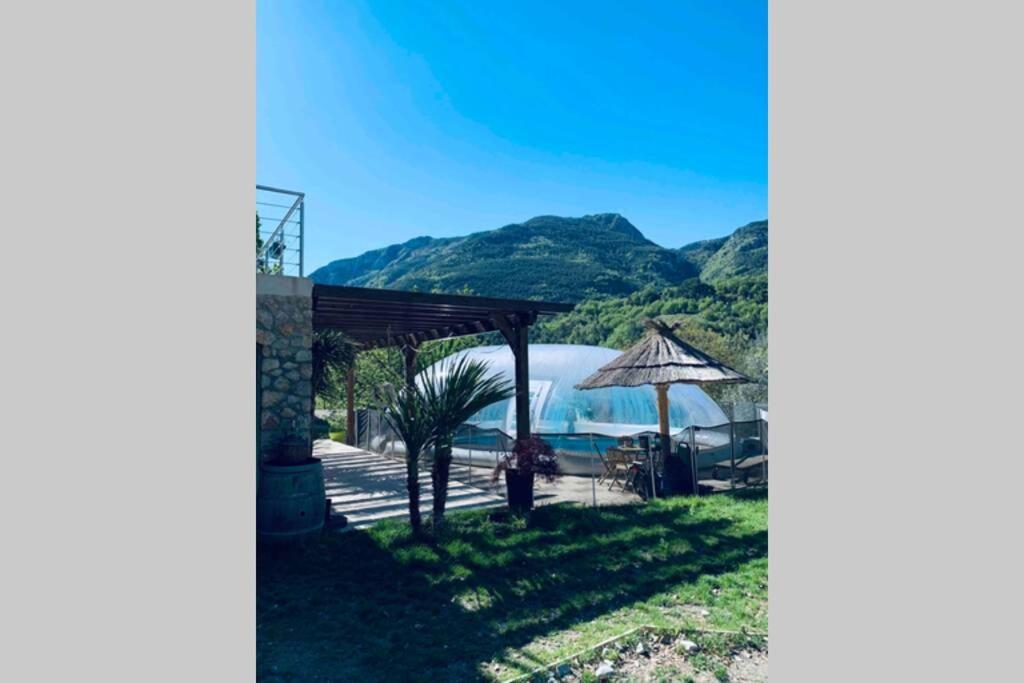 Puget-Théniers2P Au Coeur Des Montagnes Avec Piscine Chauffeeアパートメント エクステリア 写真